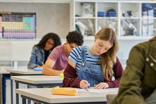 Prova teórica da primeira habilitação em unidades centrais do DETRAN nas salas matinais com maior taxa de acertos